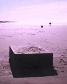 strange metal box|Strange metal boxes along coastal beaches .